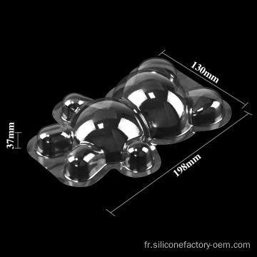 Moules de chocolat en silicone en plastique